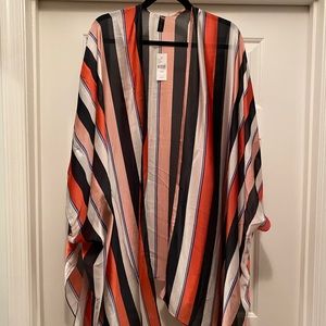 Multi stripe overpiece